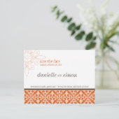 SAVE THE DATE :: fris 1 Aankondigingskaart (Staand voorkant)