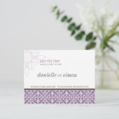 SAVE THE DATE :: fris 2 Aankondigingskaart (Staand voorkant)