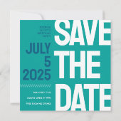 Save the date! - Funny Cat Verjaardag Kaart (Achterkant)