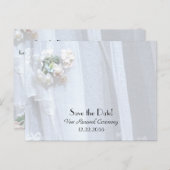 Save the Date Gelofte Vernieuwing Uitnodiging (Voorkant / Achterkant)