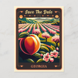 Save the date | Georgië Uitnodiging Briefkaart