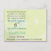 Save the date - - - - - - - - Gepersonaliseerd Aankondigingskaart (Achterkant)
