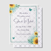 "Save the Date" Gepersonaliseerde bruiloft Vellum Uitnodigingen (Offset (Uitnodiging))