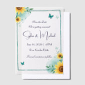 "Save the Date" Gepersonaliseerde bruiloft Vellum Uitnodigingen (Offset)