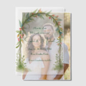 "Save the Date" Gepersonaliseerde bruiloft Vellum Uitnodigingen (Offset (Koppel))