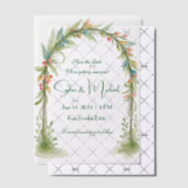 "Save the Date" Gepersonaliseerde bruiloft Vellum Uitnodigingen (Offset (Uitnodiging))