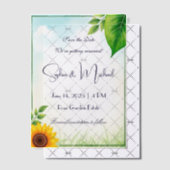 "Save the Date" Gepersonaliseerde bruiloft Vellum Uitnodigingen (Offset (Uitnodiging))