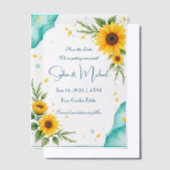 "Save the Date" Gepersonaliseerde bruiloft Vellum Uitnodigingen (Offset)