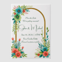 "Save the Date" Gepersonaliseerde bruiloft