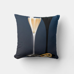 Save the Date Glas en gouden ringen Kussen