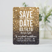 Save the Date | Gold Lit Nite Fab (Staand voorkant)