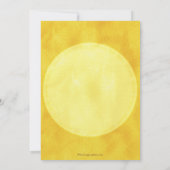 SAVE THE DATE Gouden YinYang duiven trouwkaart (Achterkant)