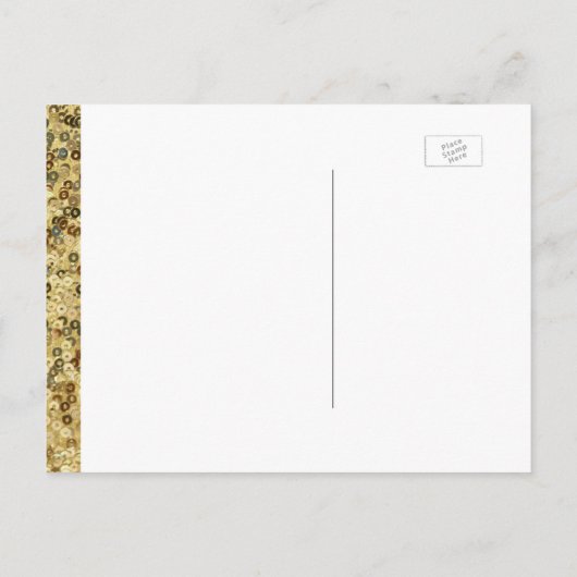 Save the date | goudpailletten aankondigingskaart (Achterkant)