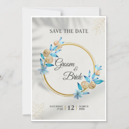 save the date greetings magnetische uitnodiging