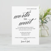 Save the Date - Het wachten waard, eindelijk mama (Staand voorkant)