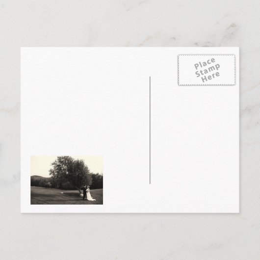 Save the date. Huwelijk Dank u Aankondigingskaart (Achterkant)