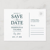 Save the date | Illinois Uitnodiging Briefkaart (Achterkant)