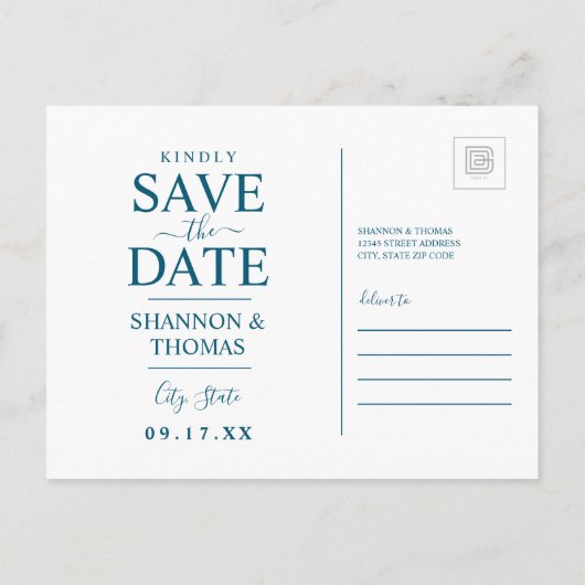 Save the date | Indiana Uitnodiging Briefkaart (Achterkant)