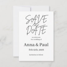 SAVE THE DATE Invitation