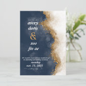 save the date invitations kaart (Staand voorkant)