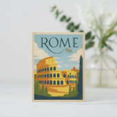 Save the date | Italië, Rome Aankondigingskaart (Staand voorkant)