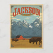 Save the date | Jackson, WY Aankondigingskaart (Voorkant)