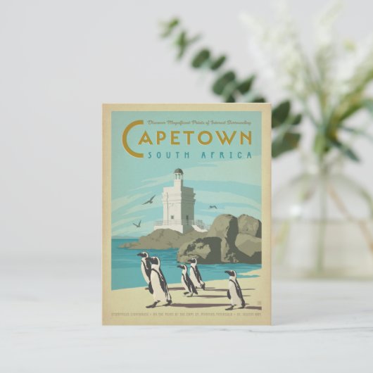 Save the date | Kaapstad, Zuid-Afrika Aankondigingskaart (Staand voorkant)