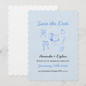 Save the Date Kaart (Voorkant / Achterkant)