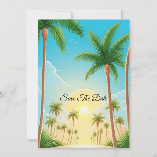 Save the date kaart (Voorkant)