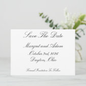 Save The Date Kaart (Staand voorkant)