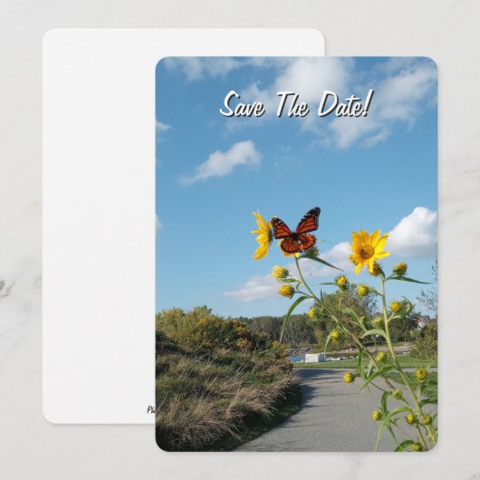 Save the Date! Kaart (Voorkant / Achterkant)