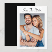 save the date kaart (Voorkant / Achterkant)