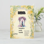 Save the date kaart (Staand voorkant)