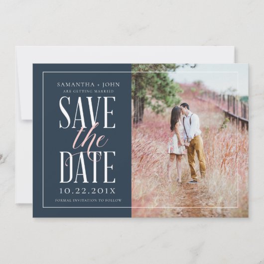 Save the date kaart (Voorkant)