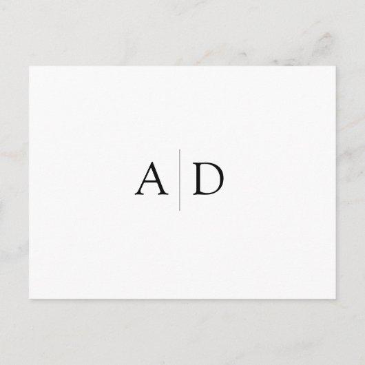 Save the Date Kaart Aanpasbaar (Achterkant)