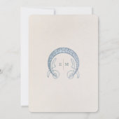 'Save the Date' Kaart Alphonse Mucha's Stijl (Achterkant)