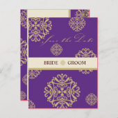 SAVE THE DATE KAART :: charm 10 (Voorkant / Achterkant)