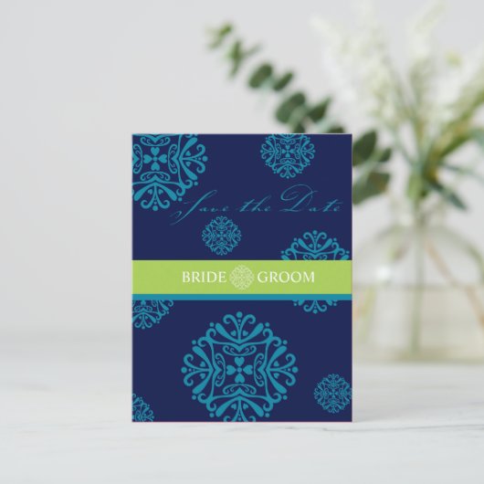 SAVE THE DATE KAART :: charm 2 (Staand voorkant)