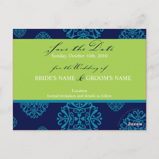 SAVE THE DATE KAART :: charm 2 (Achterkant)