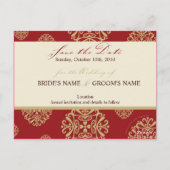 SAVE THE DATE KAART :: charm 9 (Achterkant)