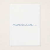 'Save the Date'-kaart, Dreaming Spires-rozen Visitekaartjes (Achterkant)