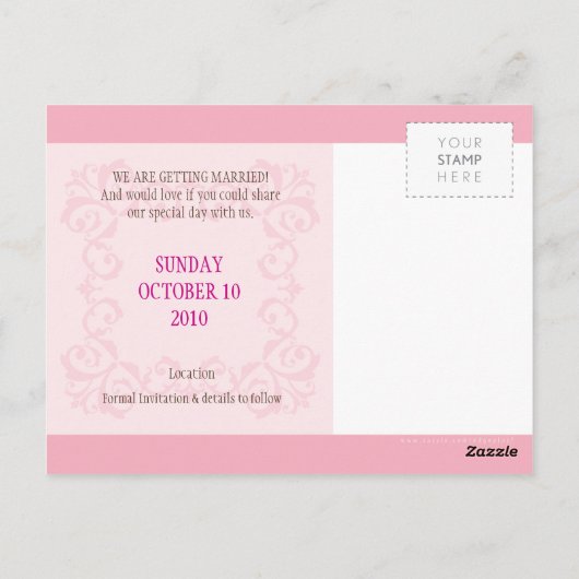 SAVE THE DATE KAART :: Emblish 2 (Achterkant)