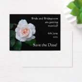  Save the Date Kaart, Roze Rosebud Visitekaartje (Bureau)