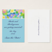 Save the Date Kaart, Spring Sunshine Visitekaartje (Voorkant /achterkant)