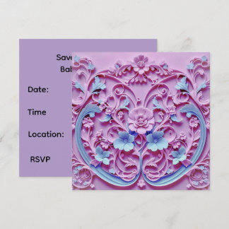 Save the Date Kaart voor Baby Shower
