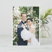 Save the date Kaarten geen Minimum Voor Viering Da (Staand voorkant)