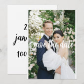 Save the date Kaarten geen Minimum Voor Viering Da (Voorkant / Achterkant)