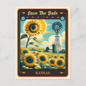Save the date | Kansas Invitation Briefkaart (Voorkant)