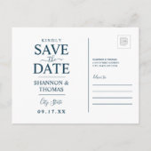 Save the date | Kansas Uitnodiging Briefkaart (Achterkant)
