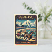 Save the date | Kentucky Invitation Briefkaart (Staand voorkant)